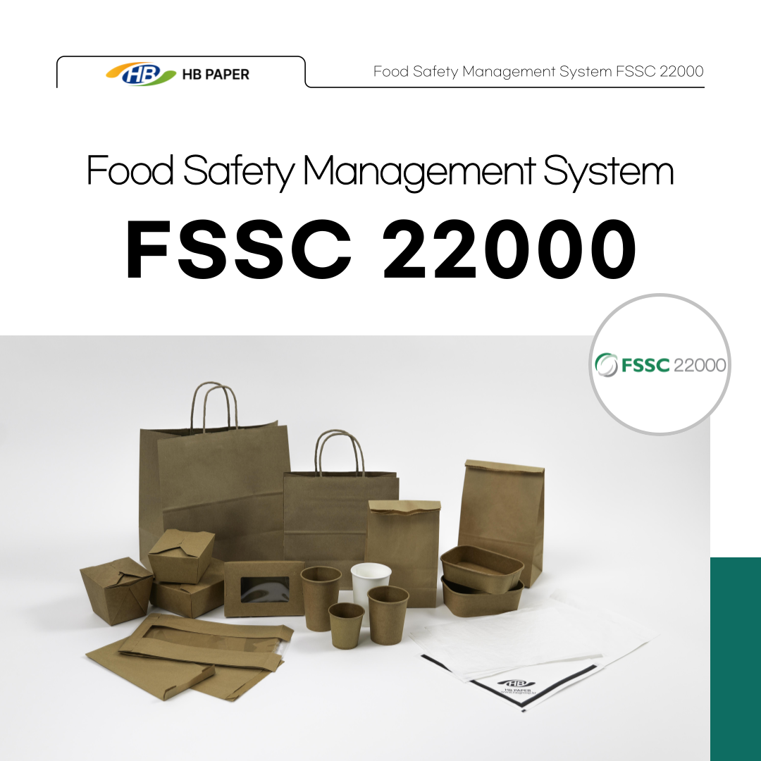 HB PAPER have achieved FSSC 22000 certification.